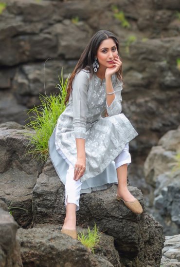 SHICHI QURBAT SILK INNOVATIVE STYLE KURTI WITH PANT CATALOG