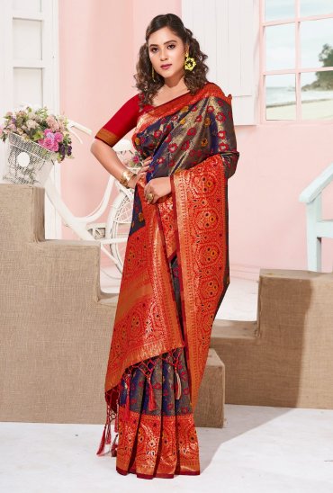 Bunawat Panchi Wholesale Kanjivaram Silk Ethnic Sarees