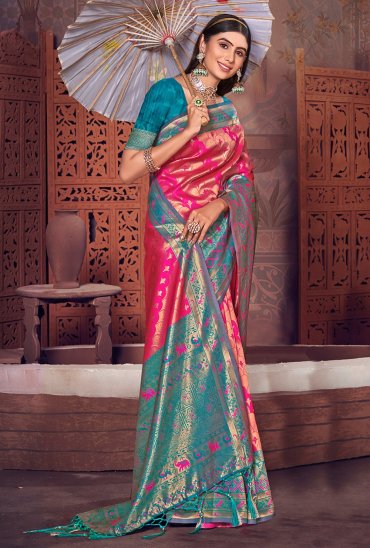 Bunawat Rajshree Wholesale Kanjivaram Silk Ethnic Sarees
