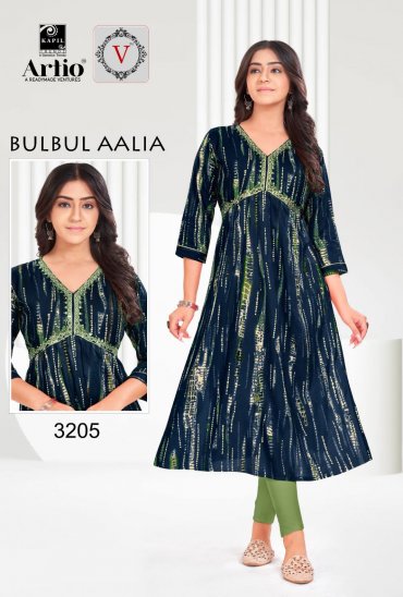 Artio Bulbul Aalia Wholesale Alia Cut Style Kurtis Combo Artio Bulbul Aalia Wholesale Alia Cut Style Kurtis Combo