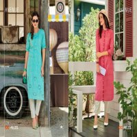 100 MILES LAUNCH AVENUE COTTON CHARMING LOOK KURTI AT BEST RATE