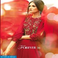 Shivam Forever-16 6660 to 6666 Series Wholesale Ready made Gowns Catalog