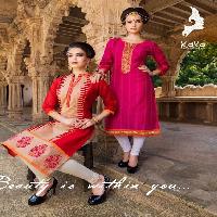 Kaya Mishti Wholesale kora Silk With manual Work ladies kurtis Supplier