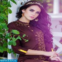 kaya Blueberry Wholesale Embroidered kurti Collection