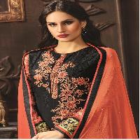 Rose Fresh look Wholesale party-wear Straight long Suits