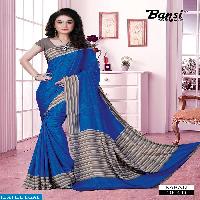 bansi kabali coloring Wholesale Silk crepe Saree market