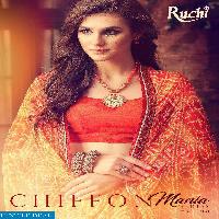 Ruchi chiffon mania vol-5 Wholesale chiffon Saree collection