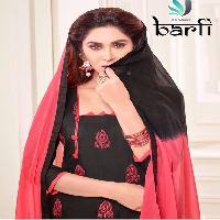 barfi by RR Wholesale chanderi Dress material