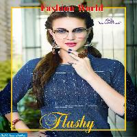 Flashy Wholesale Ready made Denim kurtis