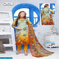 mehta Satin Queen vol-12 Wholesale printed Dress material