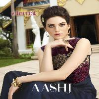 Eternal aashi hits Embroidered Art silk Ready made Gowns
