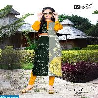 12 angel iconic Wholesale ready made long kurtis