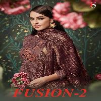 Fusion vol-2 Wholesale Winter pashmina Dress material