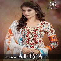 Radhika Afiya Wholesale cotton Work dress material