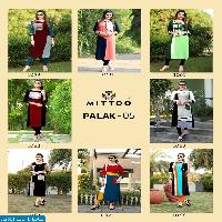 mittoo palak vol-5 Wholesale long ready made kurtis