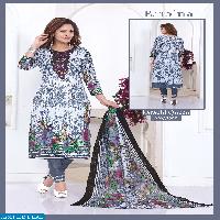Rubina karachi queen Wholesale printed Dress material