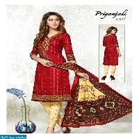 meenaxi priyanjali vol-3 Wholesale Dress material market