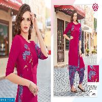 Summer Shorty Wholesale with plazzo Set kurtis