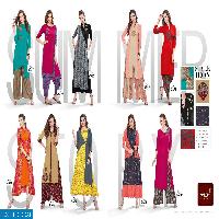 Summer Shorty Wholesale with plazzo Set kurtis