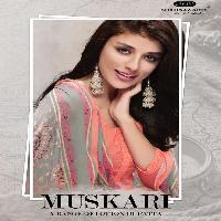 shahnaz art muskari Wholesale Embroidered Dress material