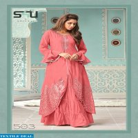 S4u kalakriti vol-5 Wholesale long indian ready made dresses