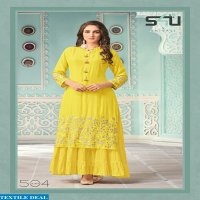 S4u kalakriti vol-5 Wholesale long indian ready made dresses