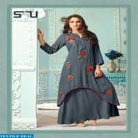 S4u kalakriti vol-5 Wholesale long indian ready made dresses