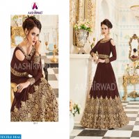 aashirwad Veeda Gold Wholesale Designer anarkali Salwar suits