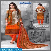 Gulmohar karachi Queen Wholesale Printed Dress material