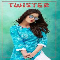 S more Twister Wholesale ready made linen Satin kurtis