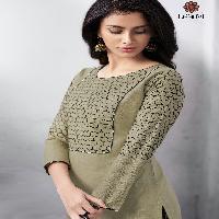 baanvi Tanuja Wholesale Designer 2 pc kurti and Gharara