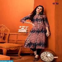 S4U denim Dairies vol 2 Wholesale ready made kurtis