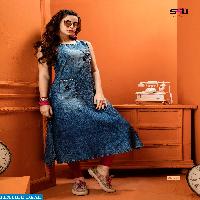 S4U denim Dairies vol 2 Wholesale ready made kurtis