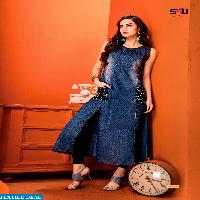 S4U denim Dairies vol 2 Wholesale ready made kurtis