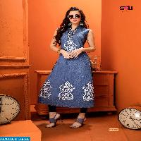 S4U denim Dairies vol 2 Wholesale ready made kurtis
