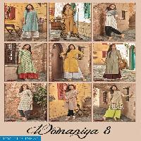 S4u Womaniya Vol-8 Wholesale Ready Made Kurtis N Plazzo