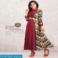 Shreenath tex fab 7101 Series Wholesale long Gown concept Kurtis