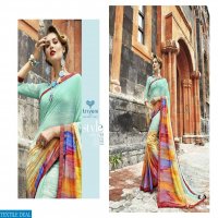 Triveni Hirni Wholesale Ethnic printed Sarees