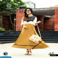 aaradhna crystal crush Wholesale ready made long kurtis