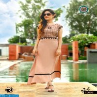 aaradhna crystal crush Wholesale ready made long kurtis