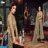 Violet Snow white 5801 Series Wholesale heavy Designer Dresses