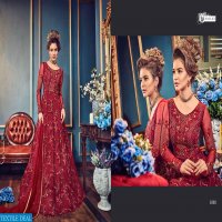 Violet Snow white 5801 Series Wholesale heavy Designer Dresses