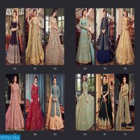 Violet Snow white 5801 Series Wholesale heavy Designer Dresses