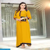 Mittoo prachi vol-4 Wholesale ready made long kurtis