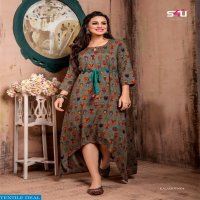 S4u kalakriti vol-6 Wholesale long indian ready made dresses