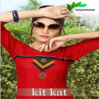 kalavrund kit kat Wholesale Ready made kurti