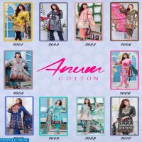 Anum cotton karachi printed Dress material