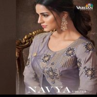 Vardan navya vol-14 Wholesale Ready made handwork Gowns