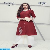 STYLIC EXOTIC VOL 1 KURTI WITH PALAZZO SET ETHNIC LADIES COLLECTION