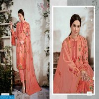 KARMA ZEBAISH VOL 1 COTTON SATIN WITH EMBRODAIRY SUIT TRADER